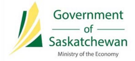 Government of Saskatchewan. Ministry of the Economy logo
